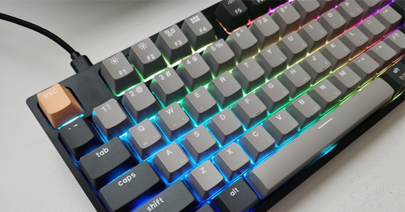 기계식 유선 키보드 키크론 C2 PRO 적축 풀배열 사용 후기